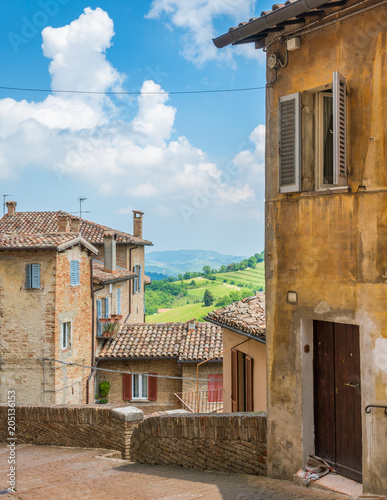 Scenic view in Urbino, city and World Heritage Site in the Marche region of Italy.