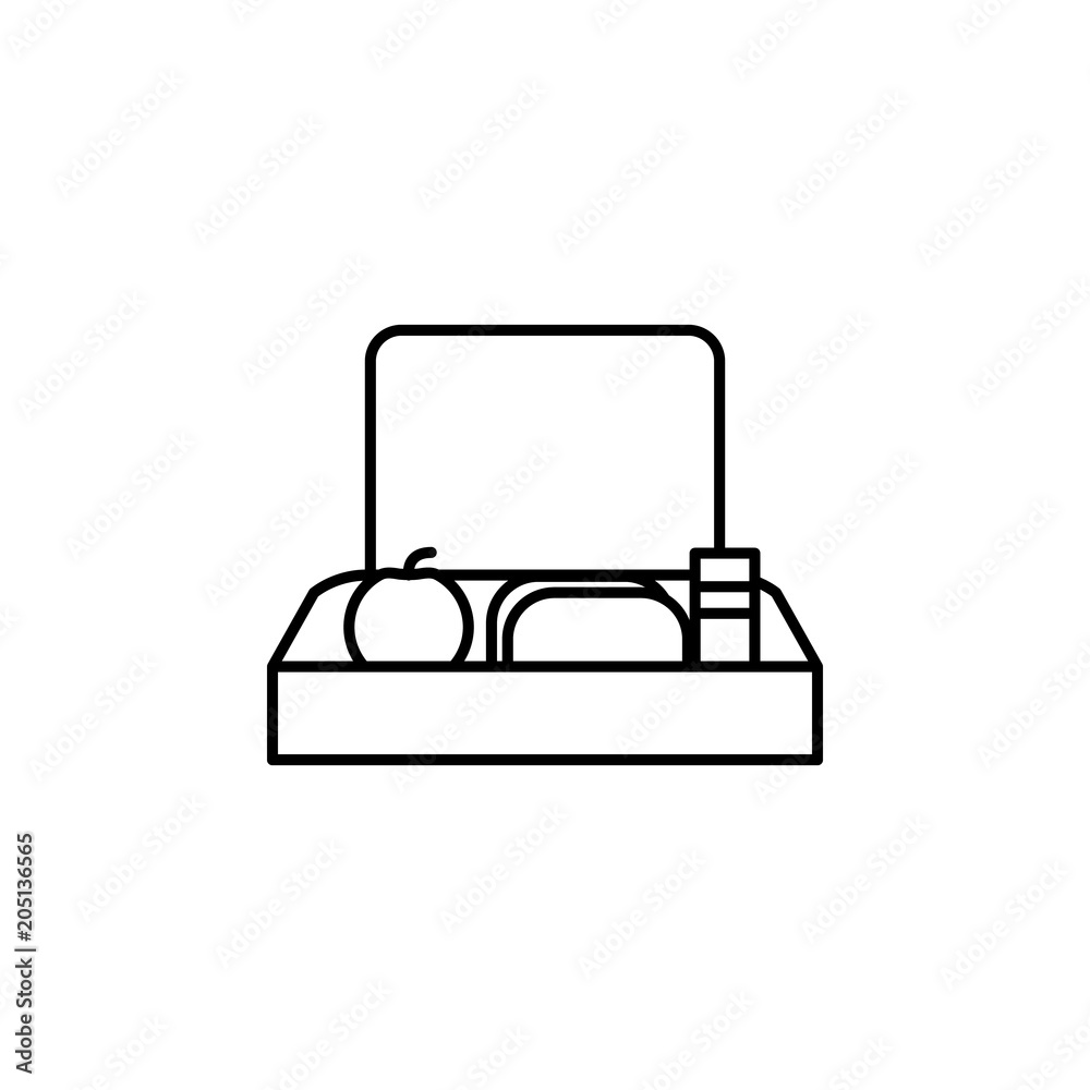 schoolboy food icon. Element of web icon for mobile concept and