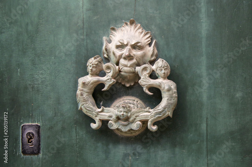 Vintage old fashioned door knocker
