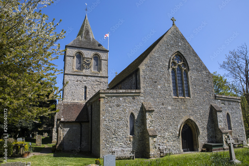 Naklejka premium St. Nicolas Church in Pevensey