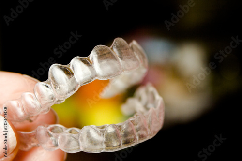 Transparent dental correction orthodontics
