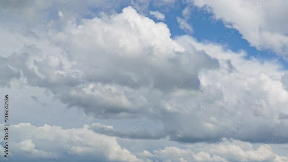 4k Time Lapse White Fluffy Clouds Over Blue Sky 4k Time Lapse White Fluffy Clouds Over Blue Sky