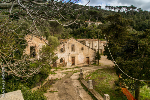 Abandoned village of Ingurtosu, Arbus. Sardinia, Italy