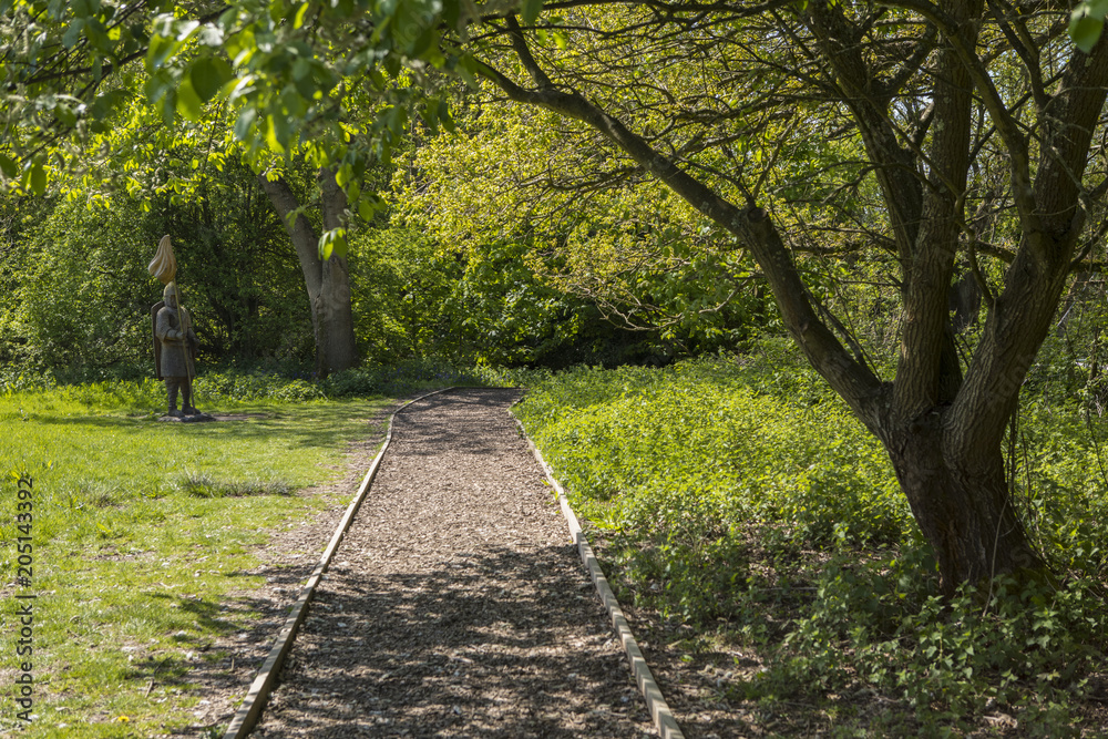 Fototapeta premium Pathway Around the Battle of Hastings Battlefield