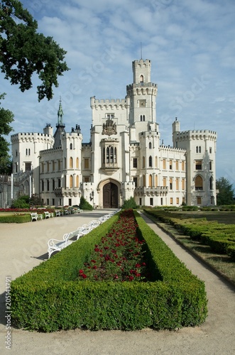 Castle Hluboka nad Vltavou in southern Bohemia, Czech republic, Europe