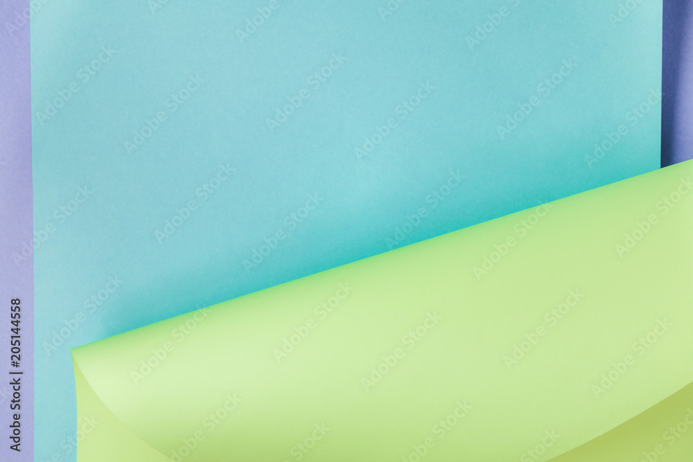 beautiful creative blue and green colored paper abstract background