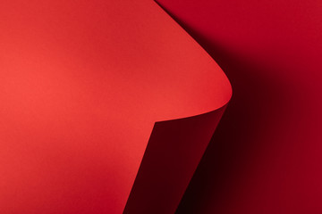 bright red empty abstract paper background