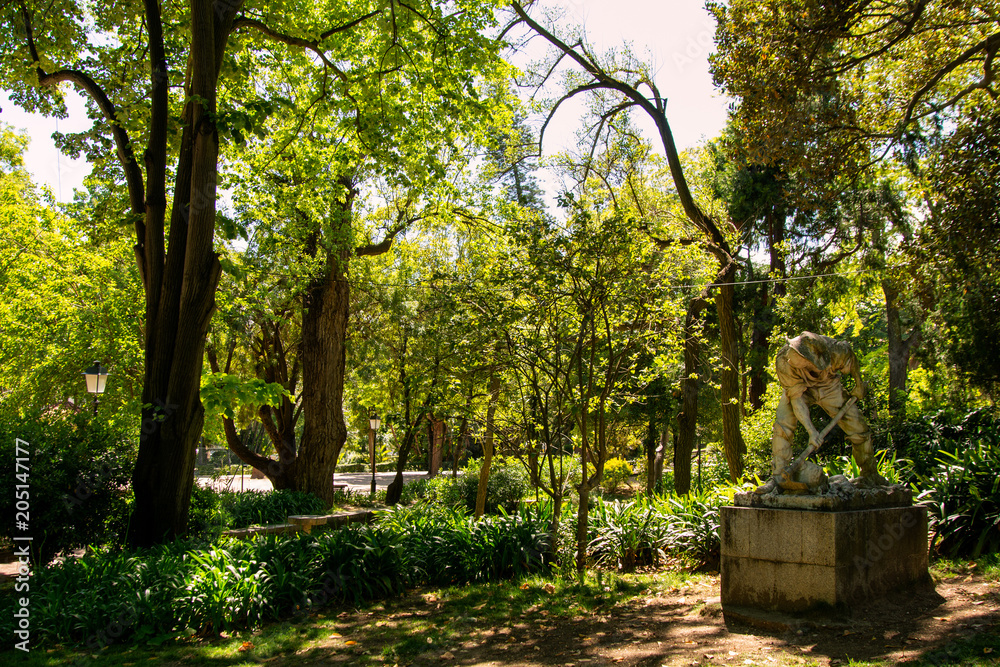Estrela garden in Lisbon
