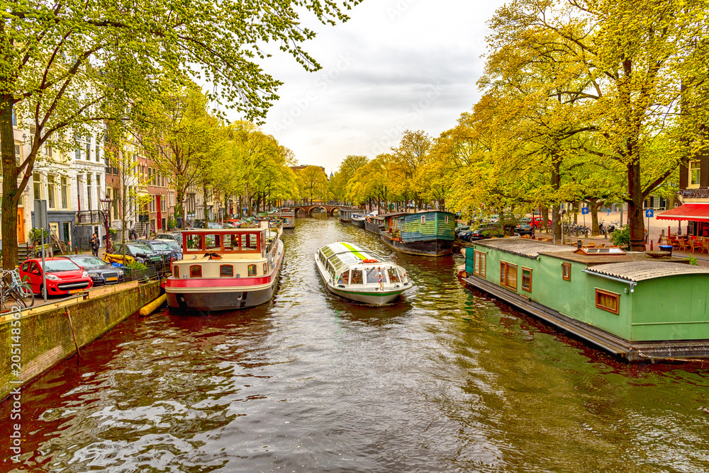 Fototapeta premium Old historical Amsterdam