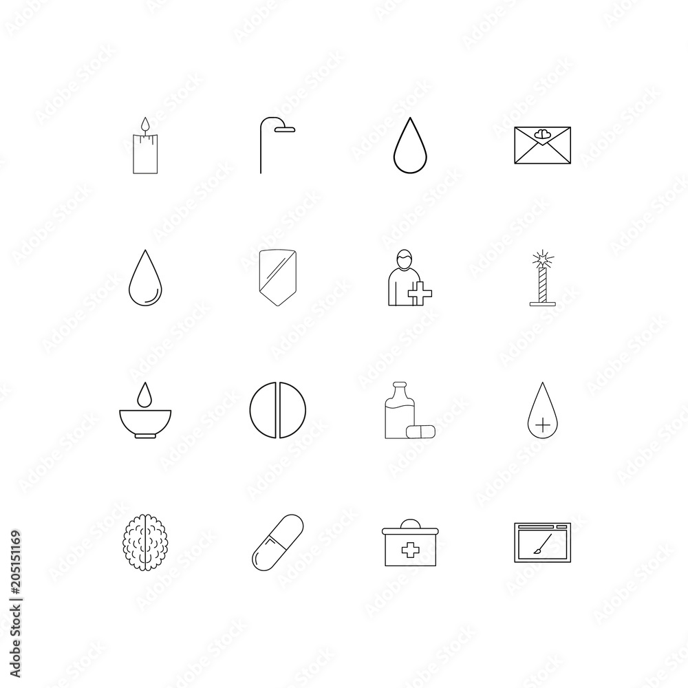 Healthcare And Medical linear thin icons set. Outlined simple vector icons Healthcare And Medical linear thin icons set. Outlined simple vector icons