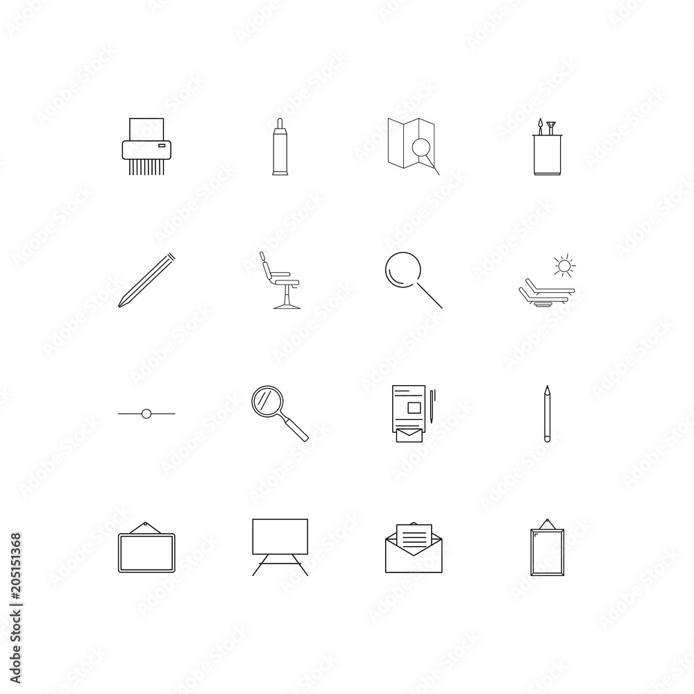 Creative Process And Design linear thin icons set. Outlined simple vector icons Creative Process And Design linear thin icons set. Outlined simple vector icons