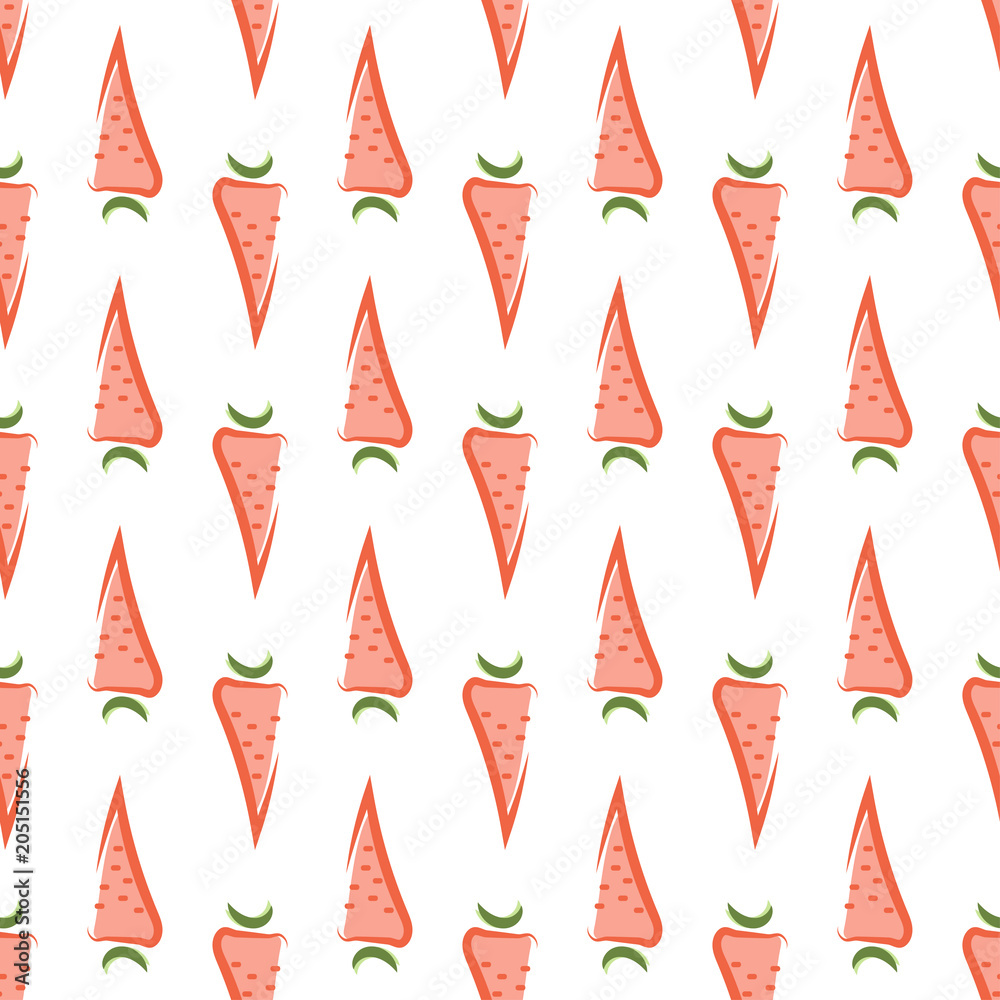 Carrot seamless pattern. Carrot seamless pattern.