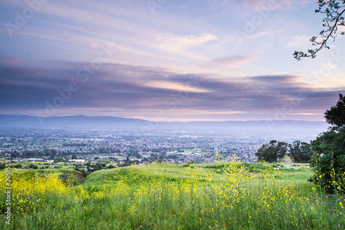 San Jose sunset from east foothills 6