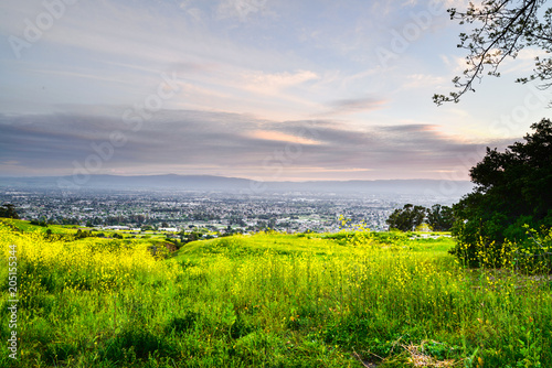 San Jose sunset from east foothills 5