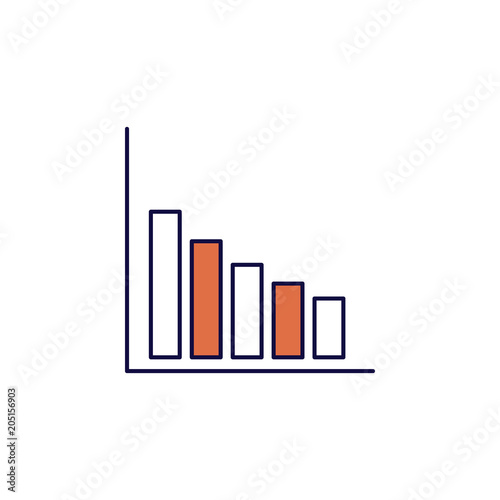 downgrade schedule icon. Element of simple colored web icon for mobile concept and web apps. Isolated downgrade schedule icon can be used for web and mobile. Premium icon