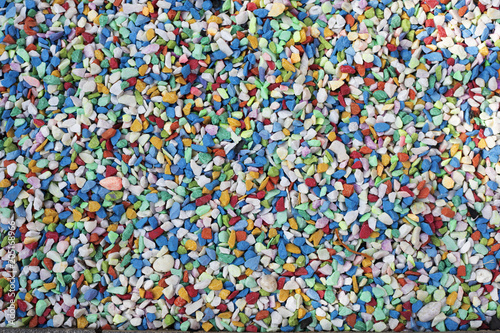 colorful of gravel for background