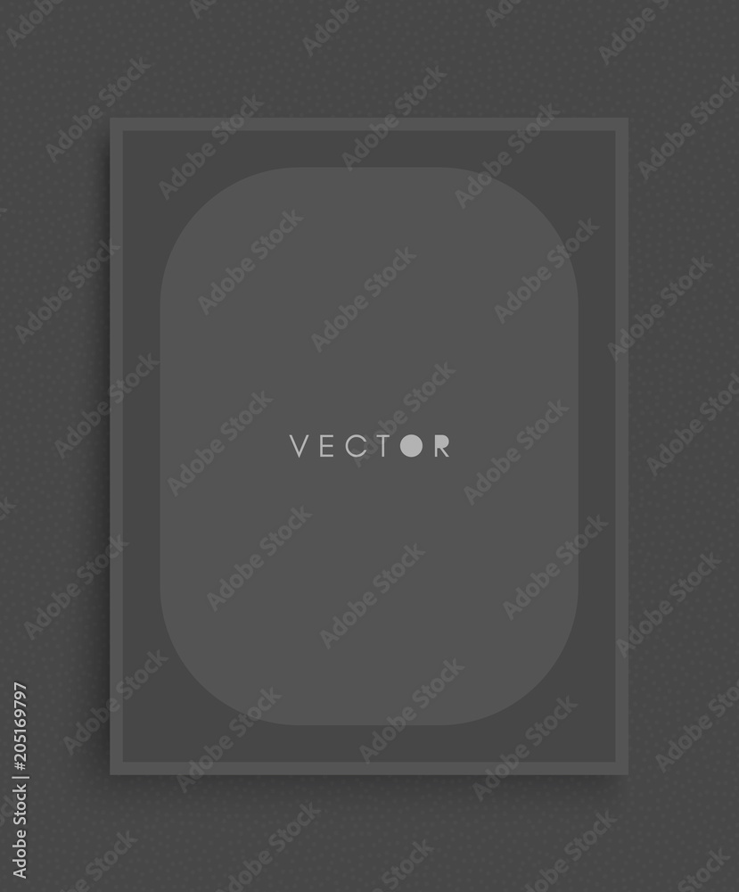 Obraz premium Mockup of a landscape-oriented magazine or catalogue. Blank sheet of paper. Element for advertising and promotional message. 3d vector illustration for your design.