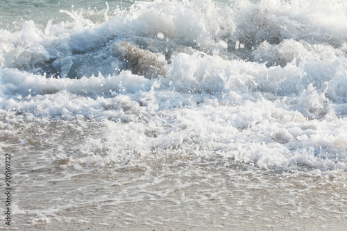 wave on the ocean beach © nitimongkolchai