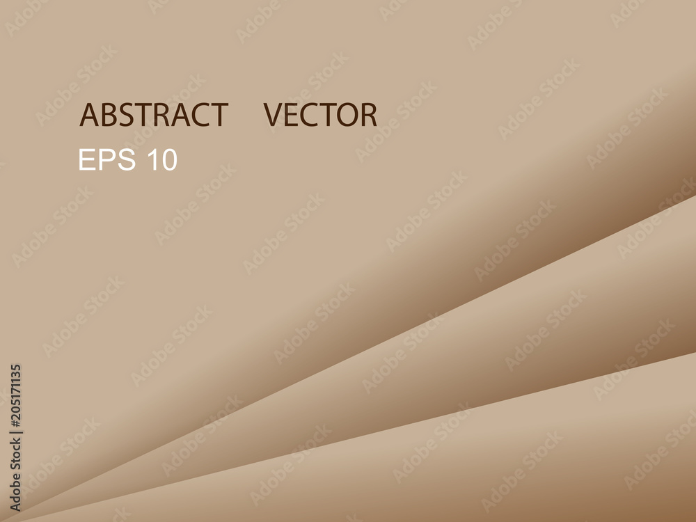 Obraz premium Beige abstract geometric background formed with triangles.