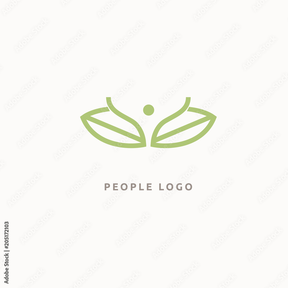 Abstract nature logo icon vector design. healthy food, ecology, spa, business, diet vector logo Abstract nature logo icon vector design. healthy food, ecology, spa, business, diet vector logo