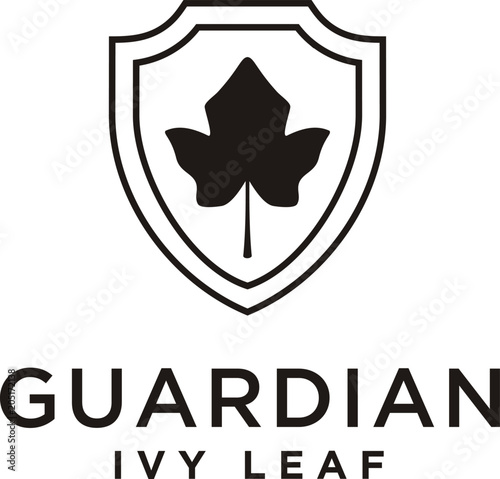 Ivy Vines leaf plant with Protect Shield Logo 