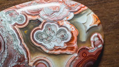 Foto abstract pattern of agate stone