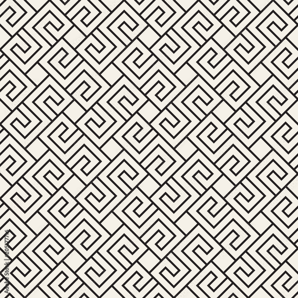 Vector seamless geometric pattern. Simple abstract lines lattice. Repeating elements stylish background Vector seamless geometric pattern. Simple abstract lines lattice. Repeating elements stylish background