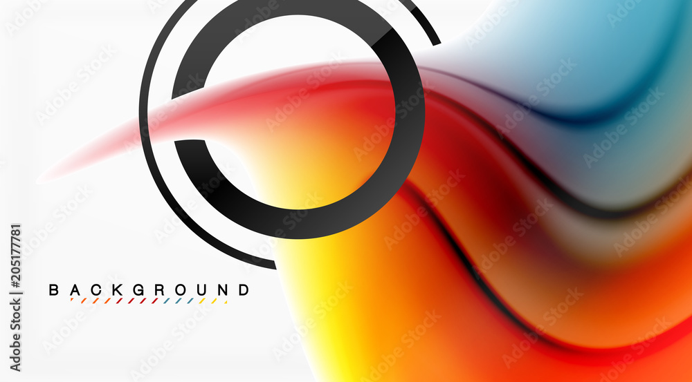 Swirl fluid flowing colors motion effect, holographic abstract background Swirl fluid flowing colors motion effect, holographic abstract background