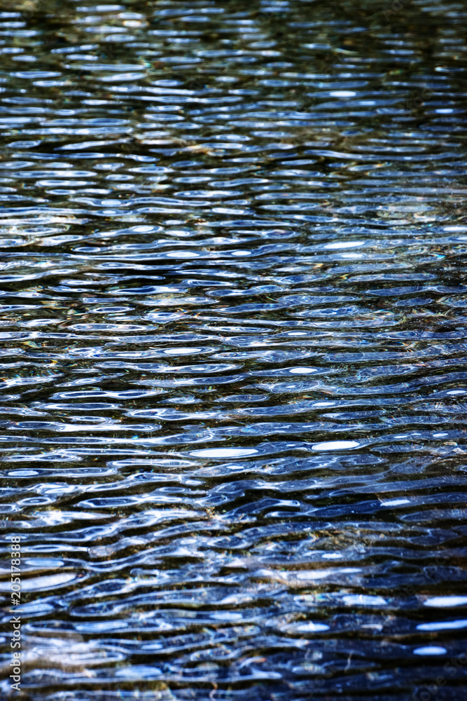 Horizontal rippling water level Horizontal rippling water level