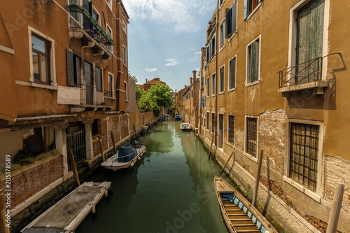 A small canal in Venice, Italy