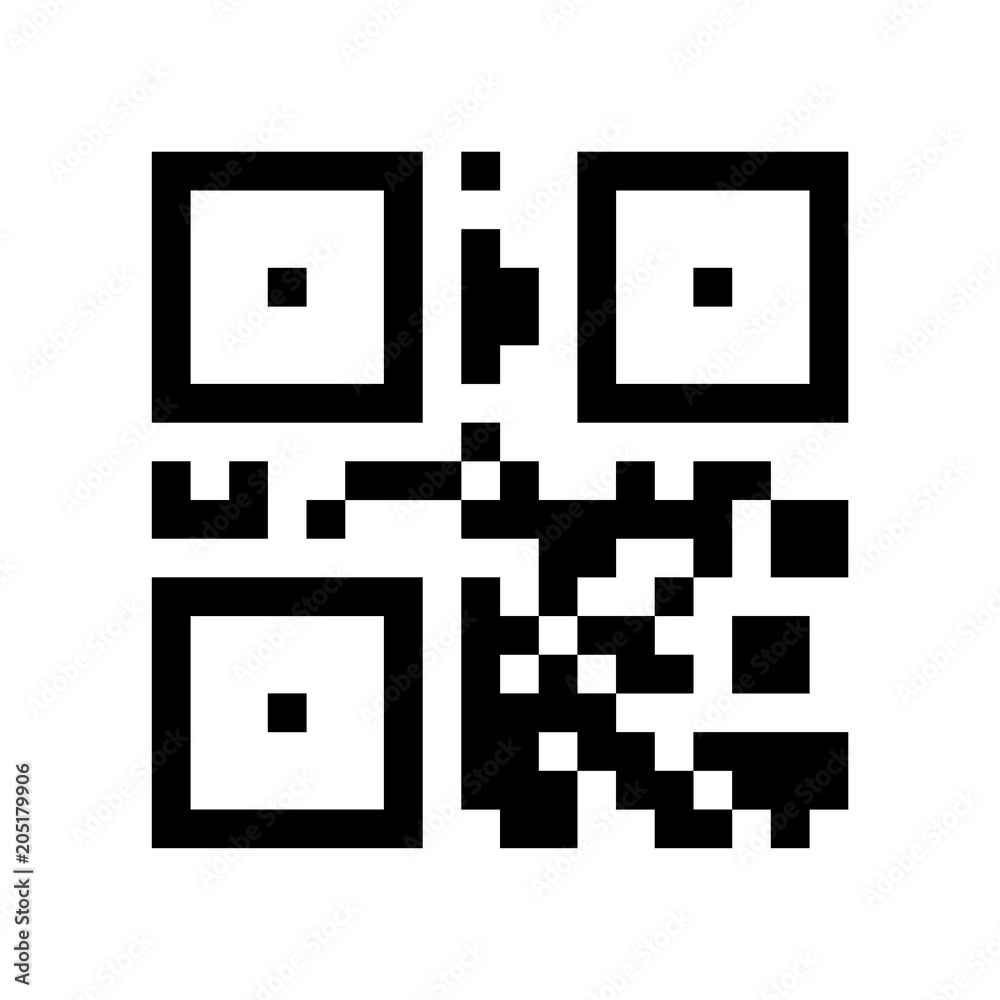 Simple binary qr cod Simple binary qr cod