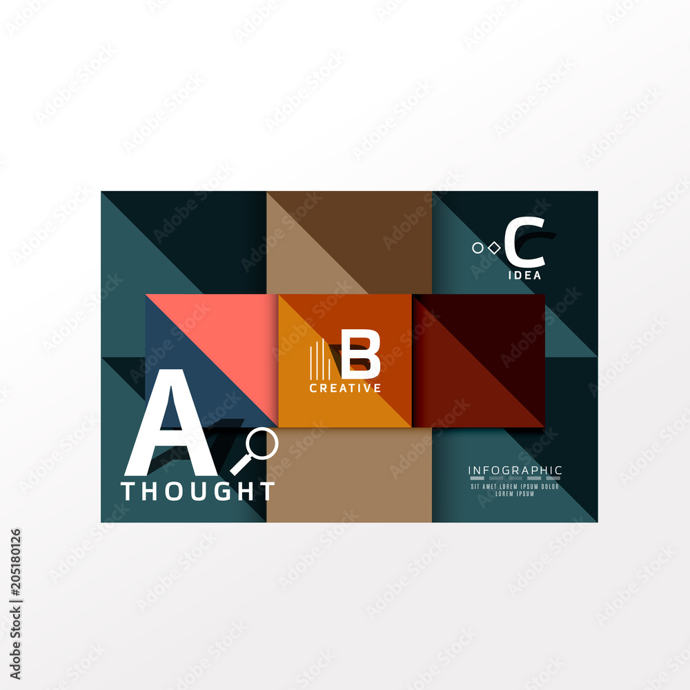 Infographic option banner Infographic option banner