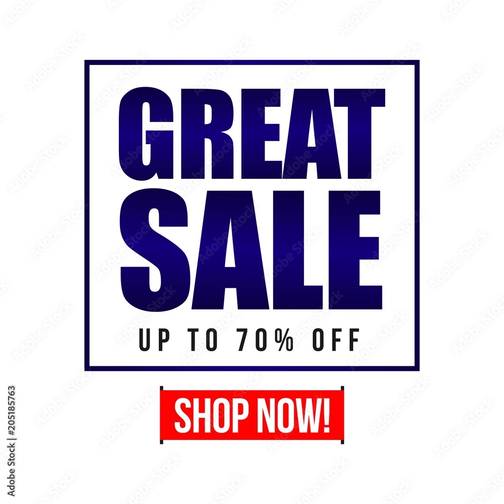 Great Sale up to 70% off Vector Template Design Illustration