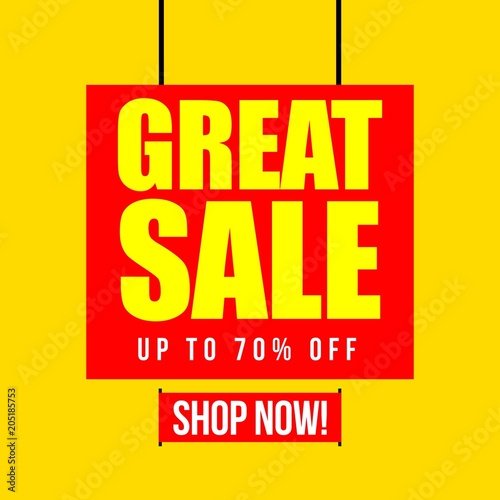 Great Sale up to 70  off Vector Template Design Illustration