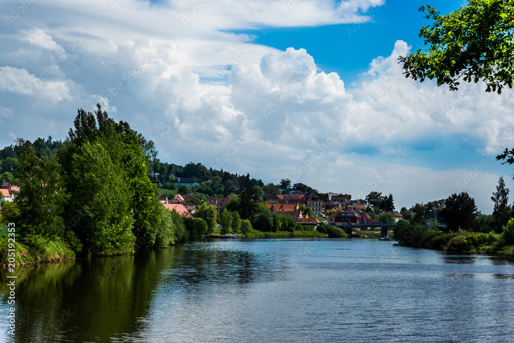 Vltava river in Czech republic