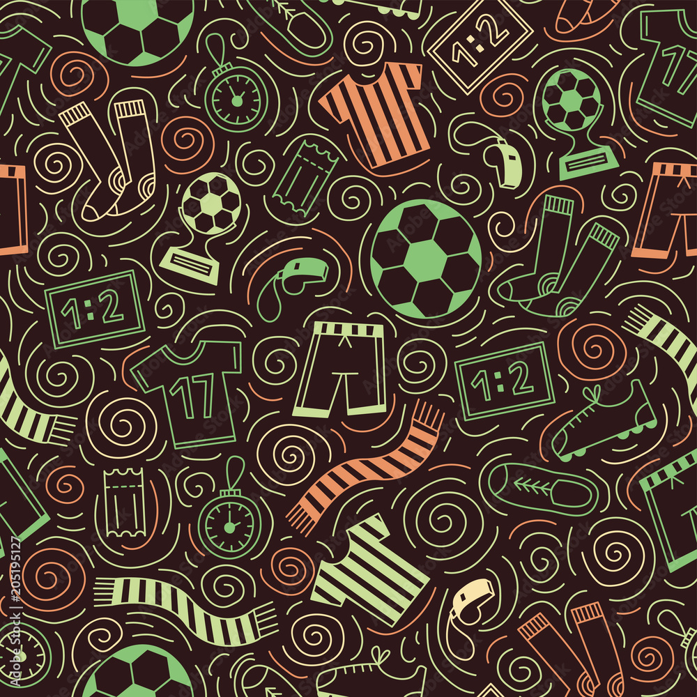 Sports Seamless Pattern Sports Seamless Pattern