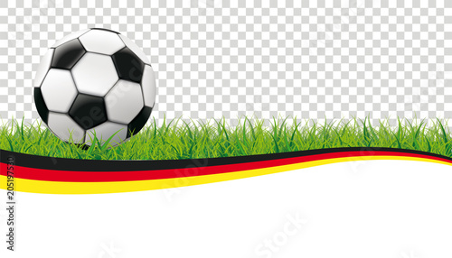 Deutschland Flagge Fußball Transparent