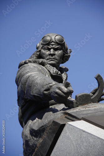 Monument to Nurken Abdirov in Karaganda