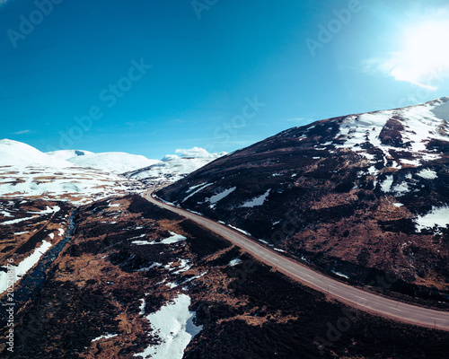 Snowy Cairnwell Pass