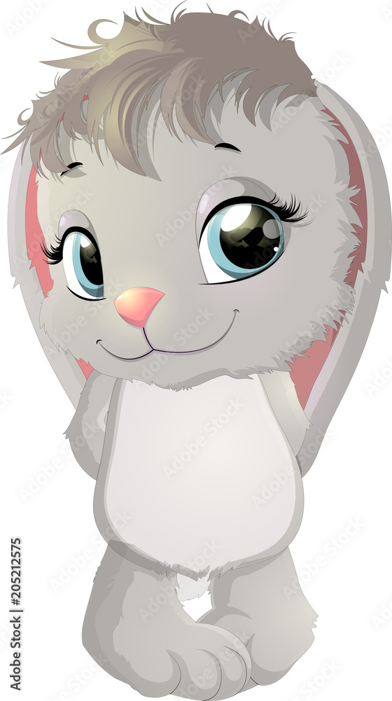 Cute rabbit cartoon Cute rabbit cartoon