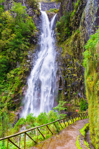 Levada das 25 fontes and levada do risco  Madeira Island  Portugal