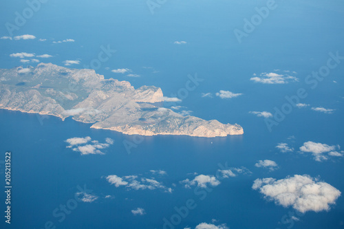 Island aerial view