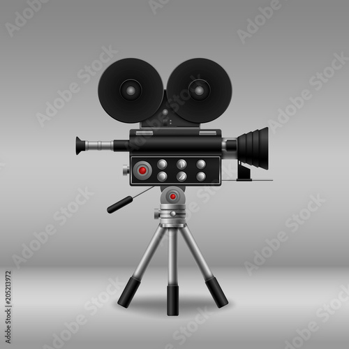Movie camera . vector illustration