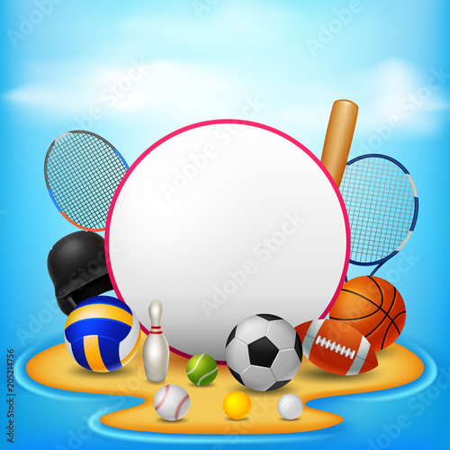 sport background . vector illustration