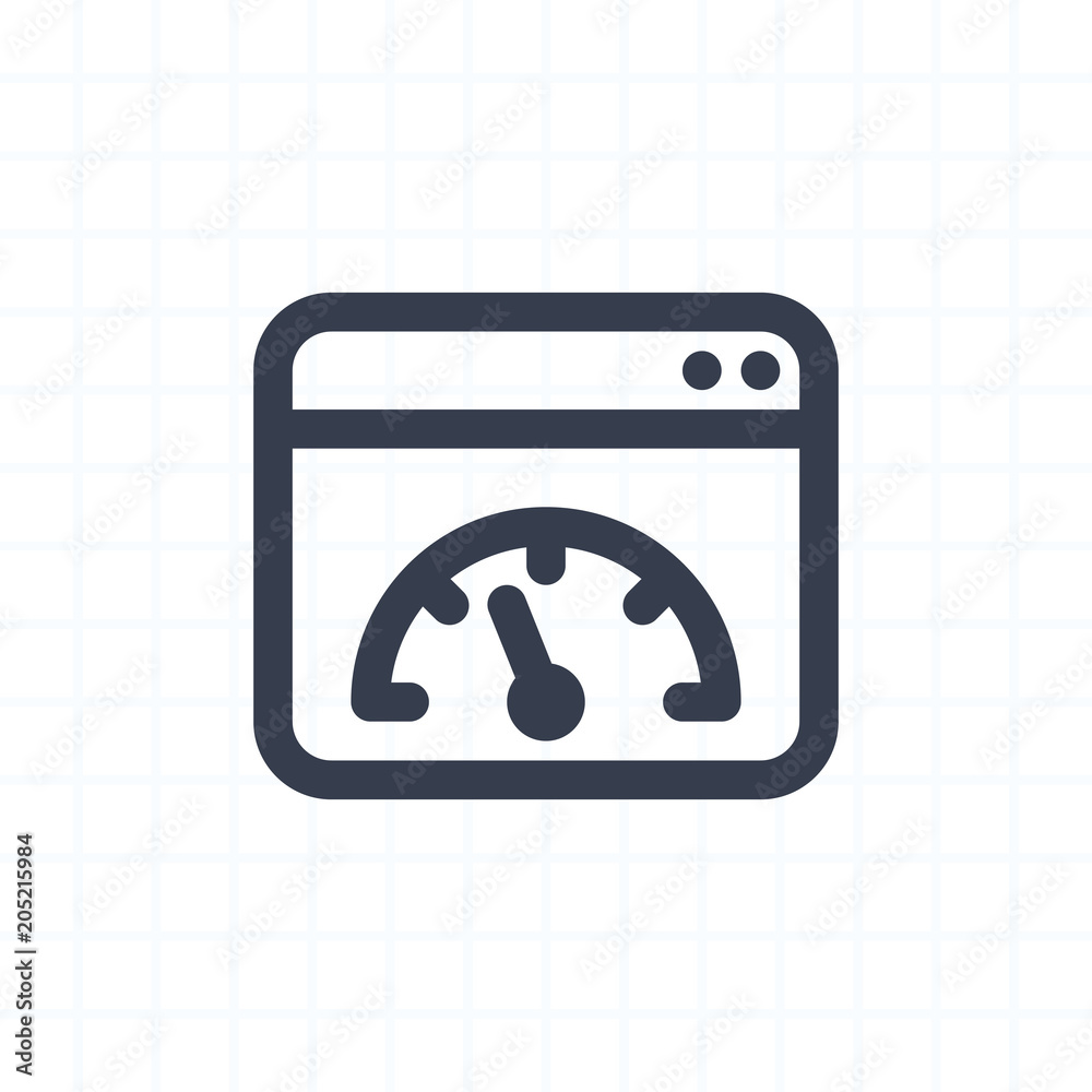 Speedometer In Window - Contour Icons . A professional, pixel-perfect icon. Speedometer In Window - Contour Icons . A professional, pixel-perfect icon.
