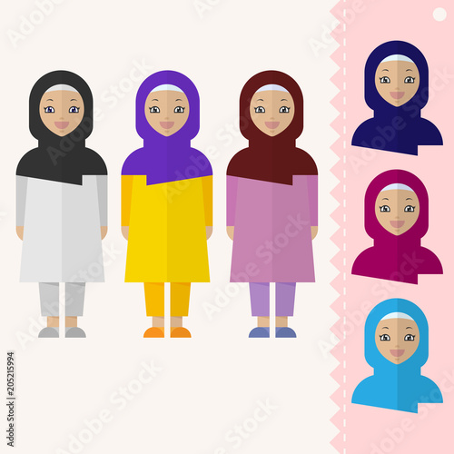Muslim girl.
