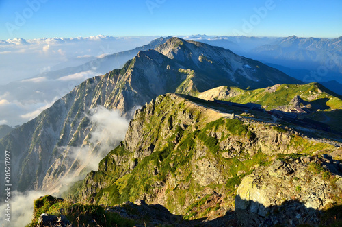 View from early-morning Shiroumadake photo