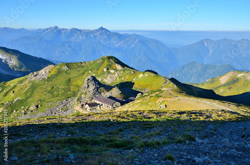 Tsurugidake and Tateyama who look from Shiroumadake photo
