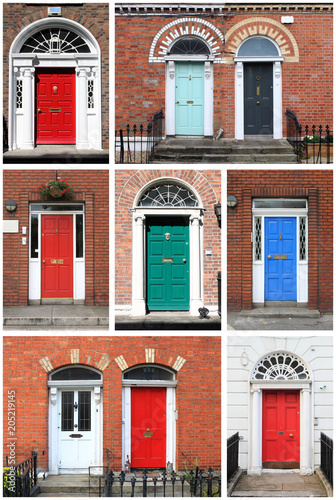 Photography Georgian doors in Dublin, Ireland