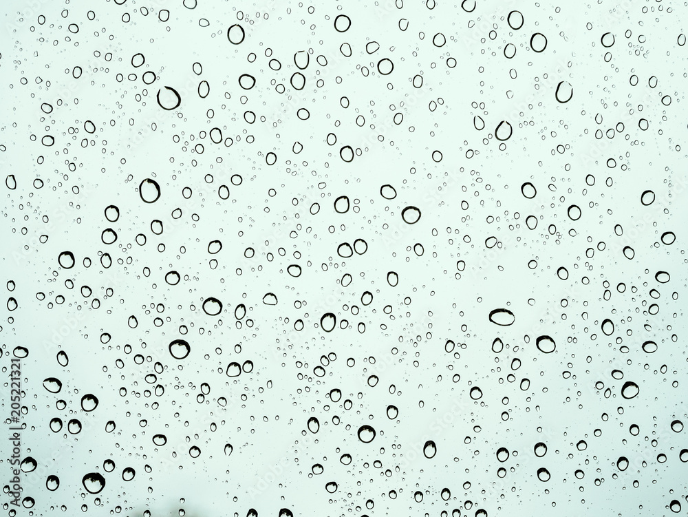 Raindrops on glass car texture. Raindrops on glass car texture.